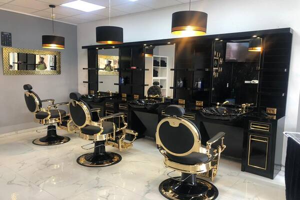 Luxury Barbershop Interior